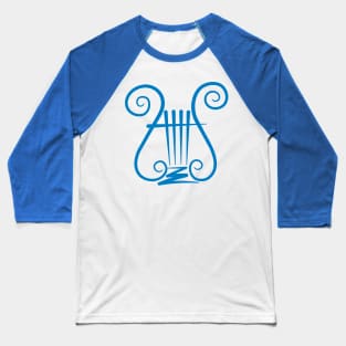 Blue Lyre Baseball T-Shirt